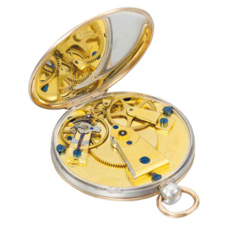 French silver open faced Souscription pocket watch Circa 1805