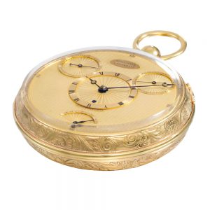 Historically important French 18k gold chronometer Circa 1809