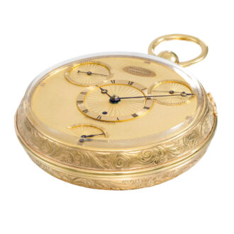 Historically important French 18k gold chronometer Circa 1809