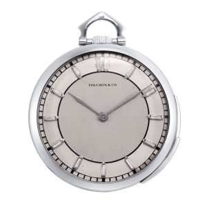 Swiss platinum, diamond set repeating dress watch Circa 1920