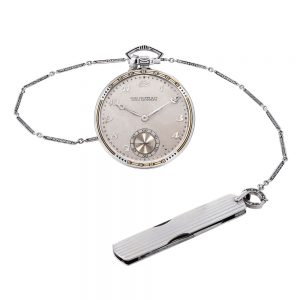 Dress watch with associated chain and penknife Circa 1926Dress watch with associated chain and penknife Circa 1926