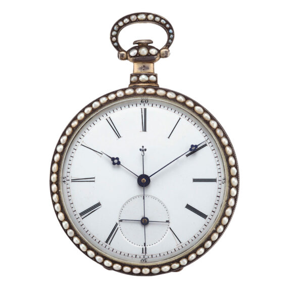 Swiss gilt duplex watch with flying fourth seconds Circa 1820 Swiss gilt duplex watch with flying fourth seconds Circa 1820