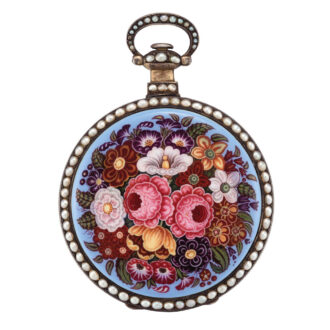 Swiss gilt duplex watch with flying fourth seconds Circa 1820