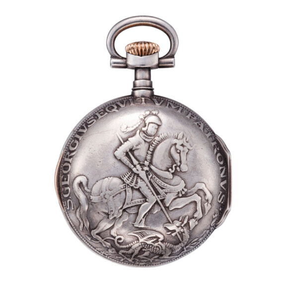 Rare Swiss silver open faced keyless lever watch Circa 1886 Rare Swiss silver open faced keyless lever watch Circa 1886