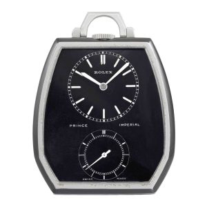 Swiss stainless steel hexagonal shaped dress watch Circa 1935