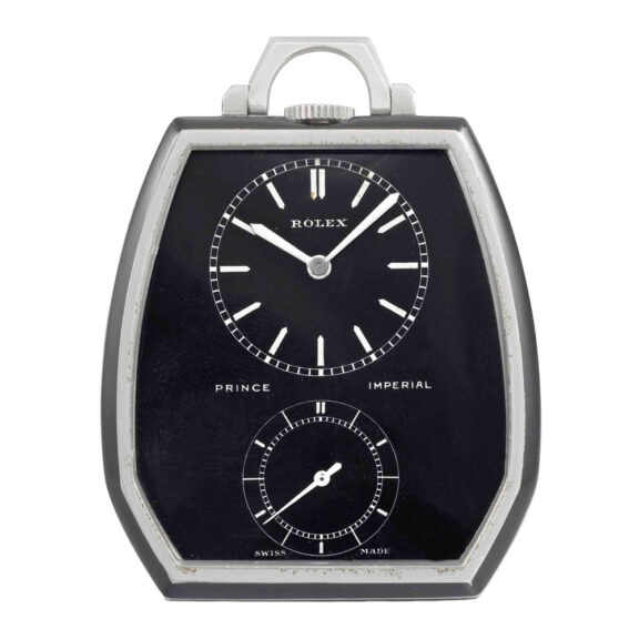 Swiss stainless steel hexagonal shaped dress watch Circa 1935