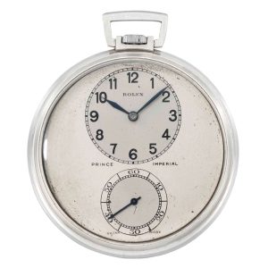 Swiss stainless steel open faced lever dress watch Circa 1930