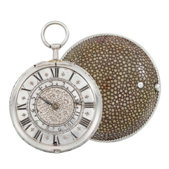 Early balance spring alarm watch without fusée Circa 1680