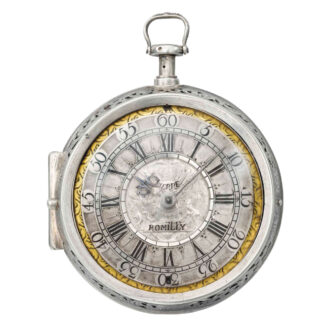 Extremely rare Swiss pair cased repeating verge Circa 1700