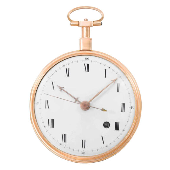 French gold Pouzait type slow beat lever watch Circa 1800 French gold Pouzait type slow beat lever watch Circa 1800