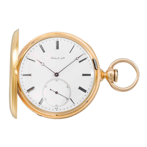 Swiss 18k gold pocket chronometer with tourbillon Circa 1870 Swiss 18k gold pocket chronometer with tourbillon Circa 1870