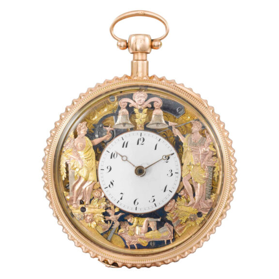 Swiss Jaquemarts watch with erotic automaton Circa 1820 Swiss Jaquemarts watch with erotic automaton Circa 1820