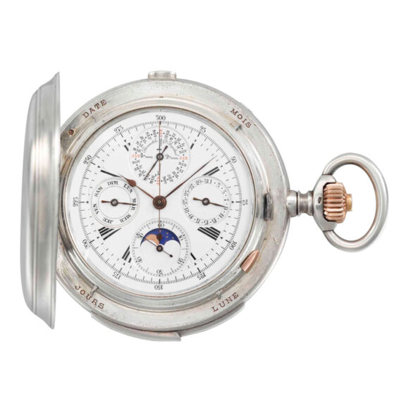 Impressive Swiss silver complicated lever watch Circa 1898 Impressive Swiss silver complicated lever watch Circa 1898