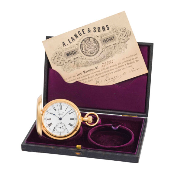 German gold dead beat centre seconds lever watch Circa 1888 German gold dead beat centre seconds lever watch Circa 1888