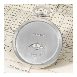 Elegant Swiss jump hour digital perpetual calendar Circa 1930