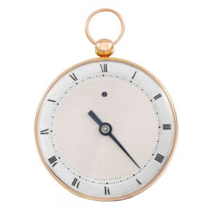 French 18 carat gold open faced Souscription watch Circa 1805