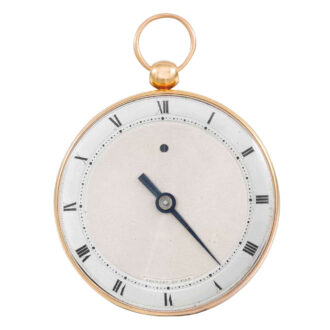 French 18 carat gold open faced Souscription watch Circa 1805