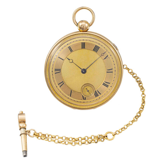 Gold repeater with free escapement with natural lift Circa 1806