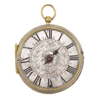 French centre wound single handed oignon verge Circa 1700