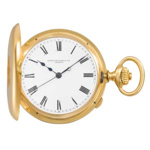 Swiss 18 carat gold dead beat centre seconds lever Circa 1904