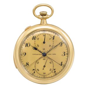 Swiss gold repeating split seconds chronograph Circa 1911