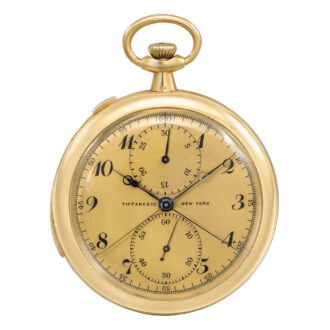 Swiss gold repeating split seconds chronograph Circa 1911