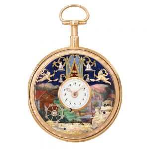 Attractive Swiss à toc quarter repeating automaton Circa 1815