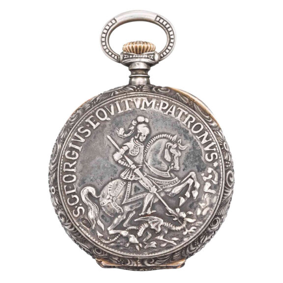 Unusual Swiss silver open faced repoussé cylinder Circa 1880 Unusual Swiss silver open faced repUnusual Swiss silver open faced repoussé cylinder Circa 1880oussé cylinder Circa 1880