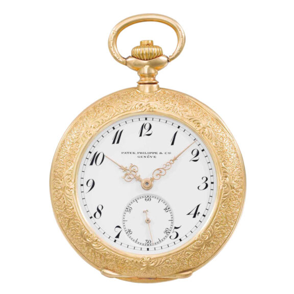 Attractive Swiss gold pair cased Cabriolet watch Circa 1901