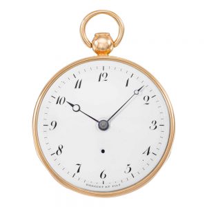 French gold à toc quarter repeating cylinder watch Circa 1807