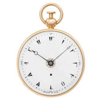 Unusual French rose gold quarter repeating duplex Circa 1813