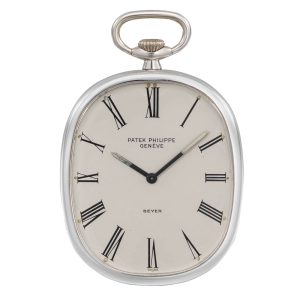 Fine Swiss white gold open faced lever dress watch Circa 1976