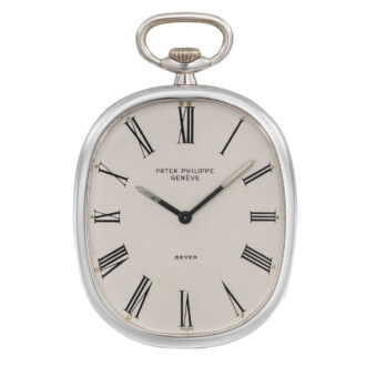 Fine Swiss white gold open faced lever dress watch Circa 1976