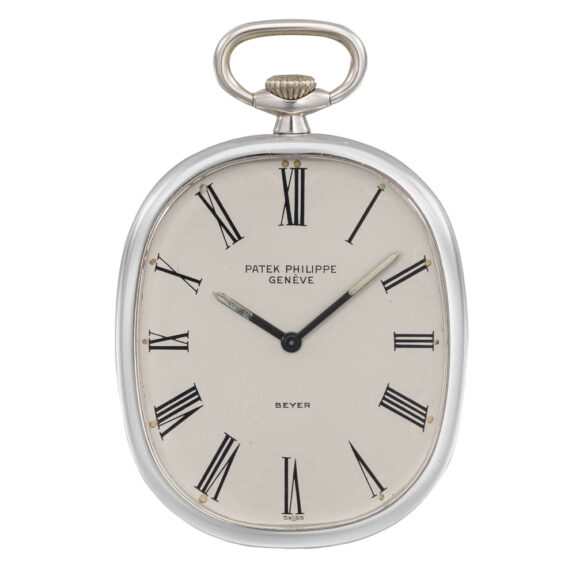 Fine Swiss white gold open faced lever dress watch Circa 1976 Fine Swiss white gold open faced lever dress watch Circa 1976