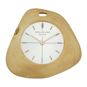 Rare Swiss 18 carat gold asymmetrical lever dress watch Circa 1964