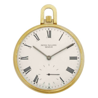 Unique Swiss gold lever with enamel miniature Circa 1971