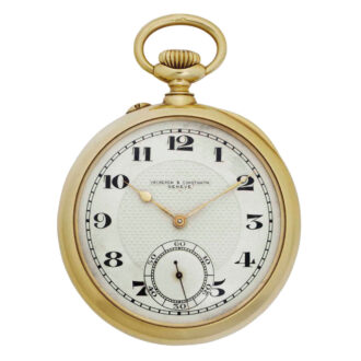 Swiss gold and enamel lever chronometer watch Circa 1922
