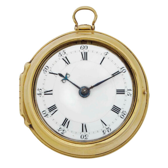 Early English gold pair cased verge pocket watch Circa 1720Early English gold pair cased verge pocket watch Circa 1720