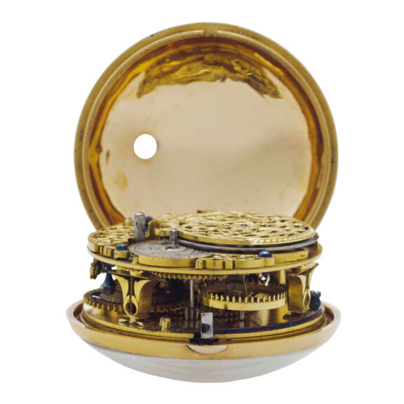 Early English gold pair cased verge pocket watch Circa 1720 Early English gold pair cased verge pocket watch Circa 1720