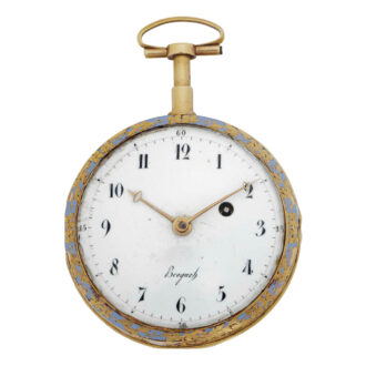 Swiss gold quarter repeating virgule watch Circa 1810-1820