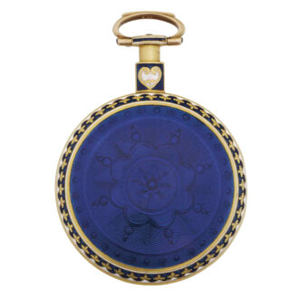 English gold and enamel open faced verge Circa 1750-1760