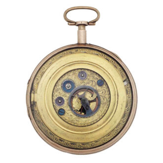 Swiss gilt skeletonized quarter repeating watch Circa 1800-1899