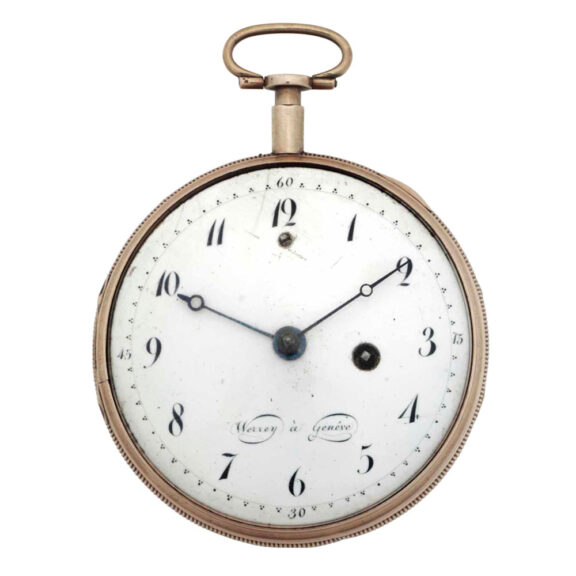 Swiss gilt skeletonized quarter repeating watch Circa 1800-1899 Swiss gilt skeletonized quarter repeating watch Circa 1800-1899