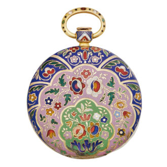 Ultra thin French hunting cased cylinder watch Circa 1850-1860