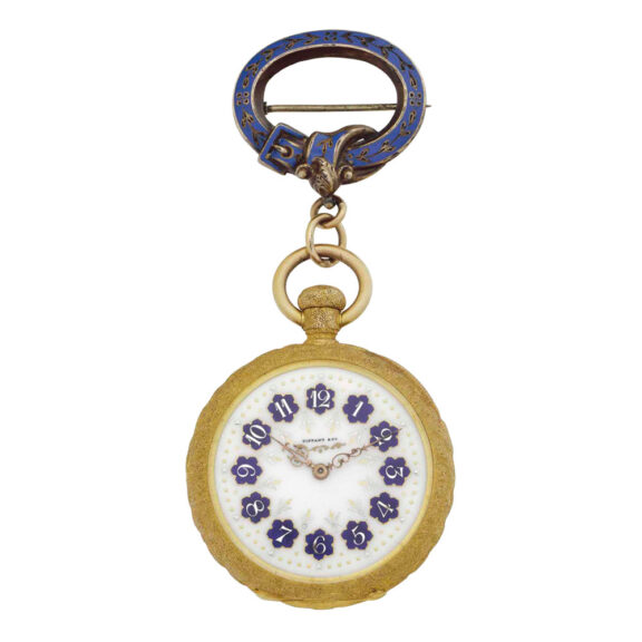 American 18k gold open faced lever pendant watch Circa 1910 American 18k gold open faced lever pendant watch Circa 1910