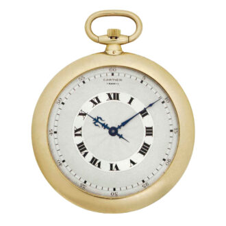 Ultra thin French 18k gold and enamel dress watch Circa 1925