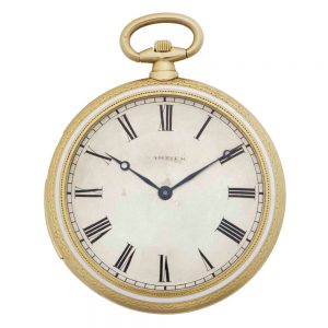 Ultra thin French 18k gold minute repeating lever Circa 1925