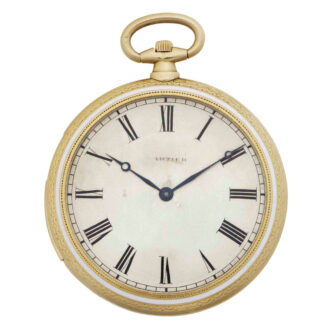 Ultra thin French 18k gold minute repeating lever Circa 1925