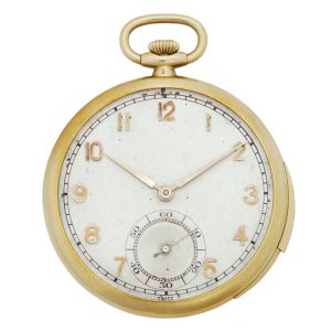 Ultra thin Swiss gold repeating lever dress watch Circa 1910