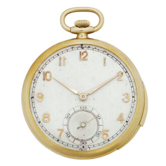Ultra thin Swiss gold repeating lever dress watch Circa 1910
